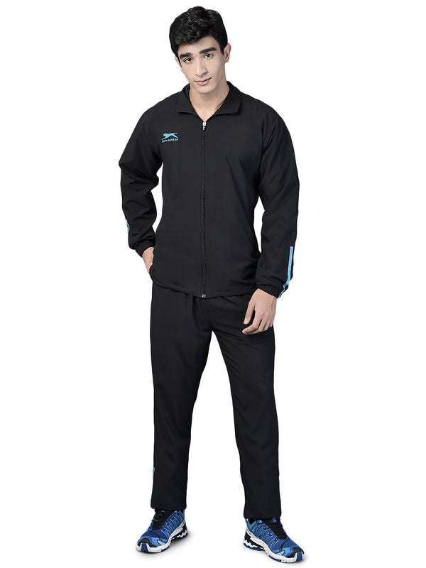 Tracksuit|Court Essential| Black/Cyan