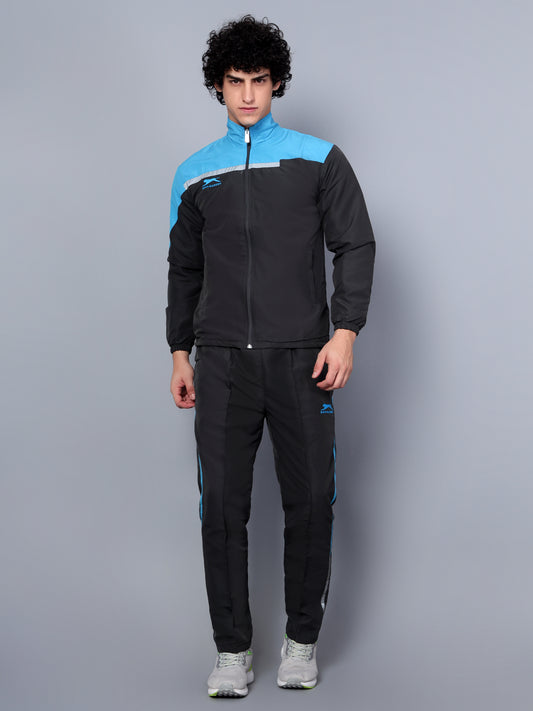 Track Suit |Active| Black Turkish Blue