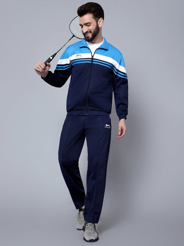 Tracksuit |Smart Fit| Navy Cyan White