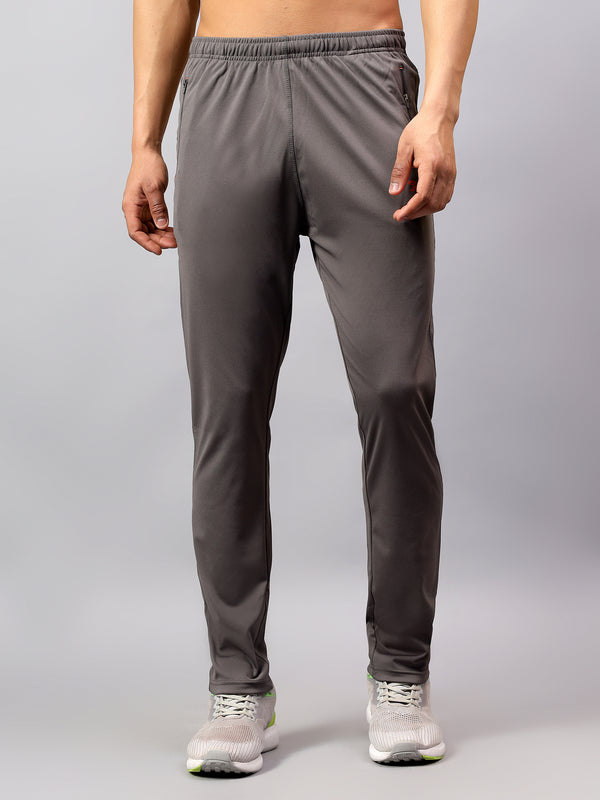 Stretchable Track Pants |Polyester| GREY