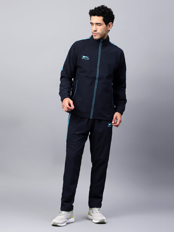Tracksuit | T.Z with Inner Mesh | Navy Cyan