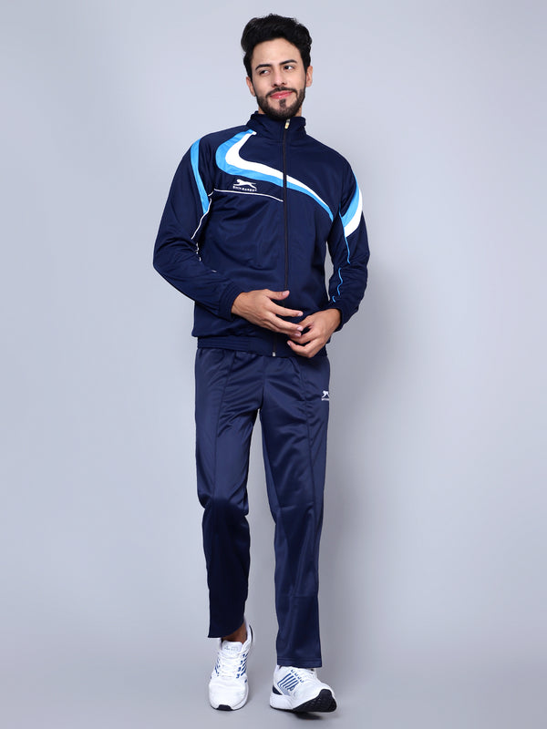 Tracksuit |Smart Fit| Navy Cyan White