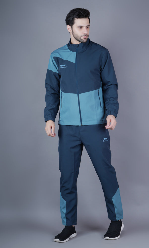 Men's Tracksuit |Airforce/Cyan