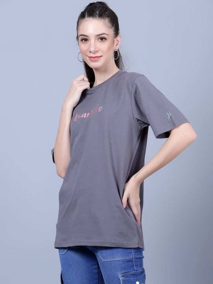 Be Fearless Women's Oversized Tee - trenz