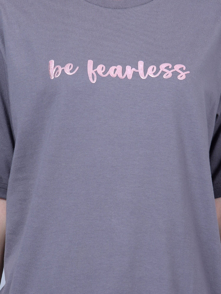 Be Fearless Women's Oversized Tee - trenz