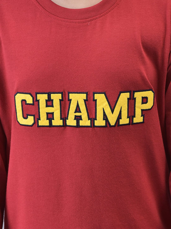 Champ Varsity Patch Tshirt - trenz