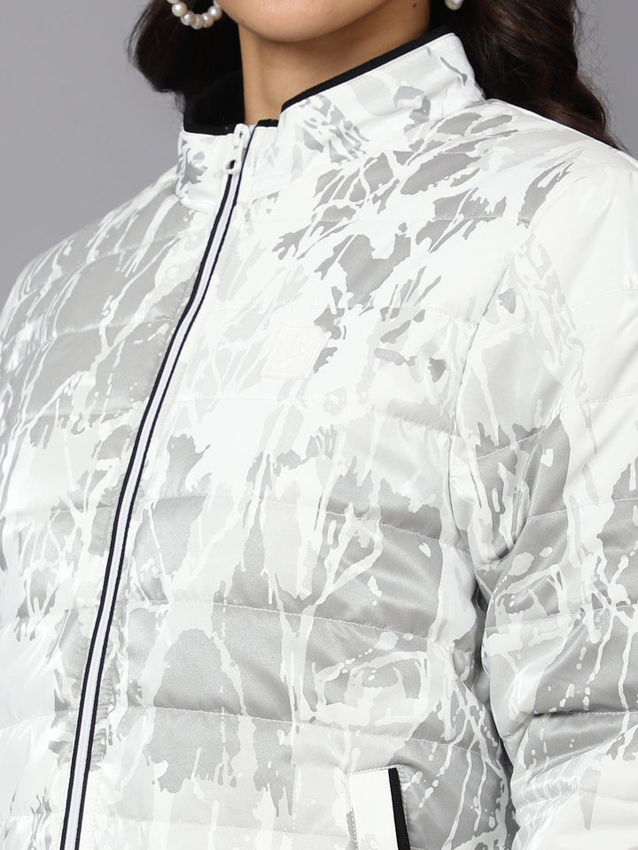 City-Chic White Puffer Jacket - trenz