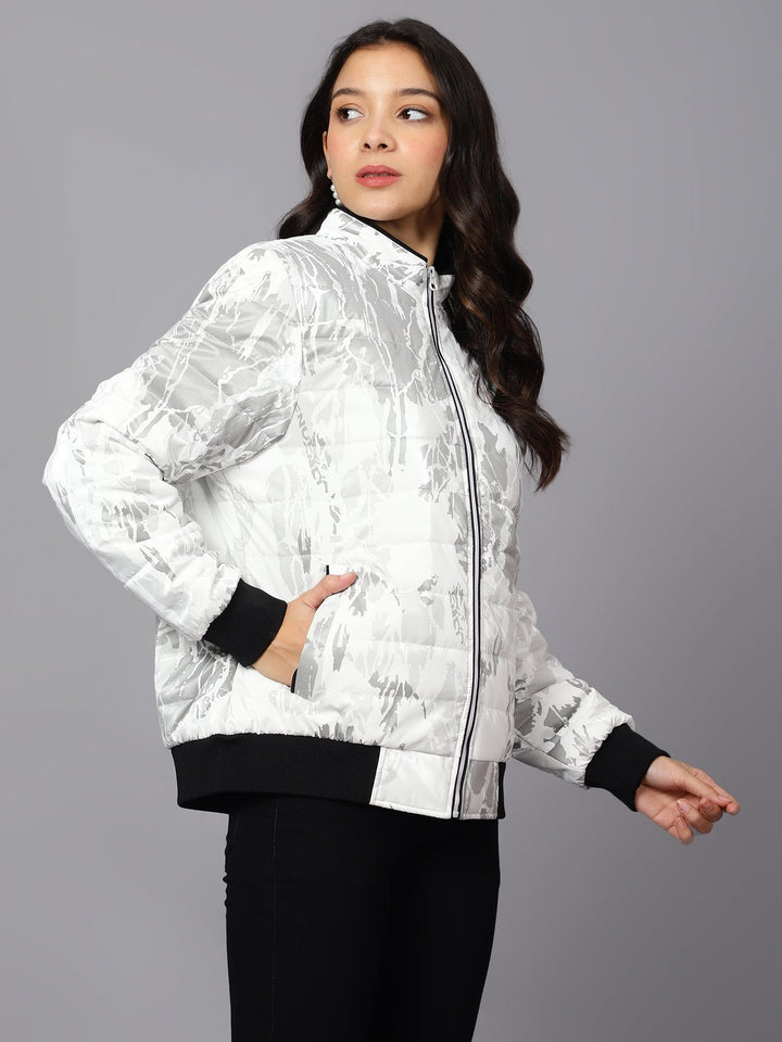 City-Chic White Puffer Jacket - trenz