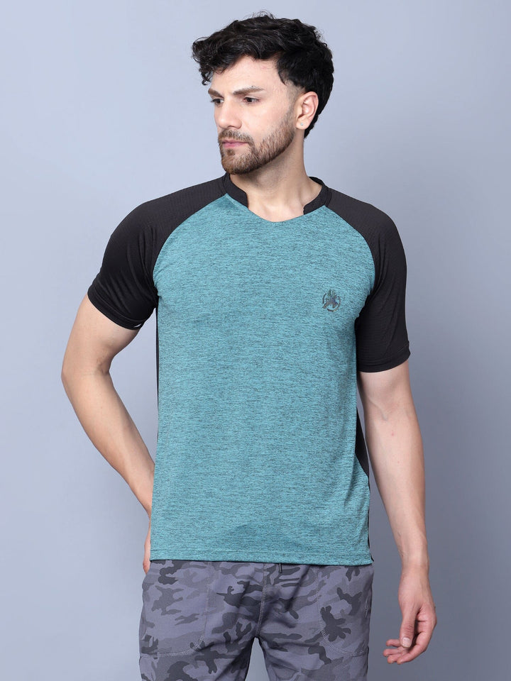 Colorblock Tee Dark Blue - trenz