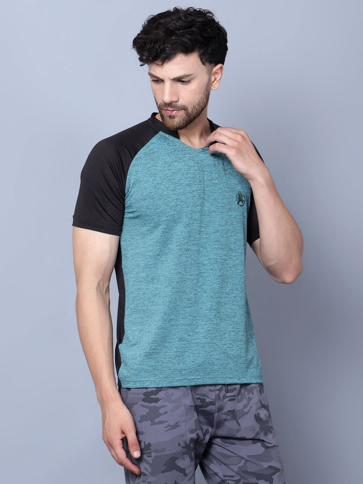 Colorblock Tee Dark Blue - trenz