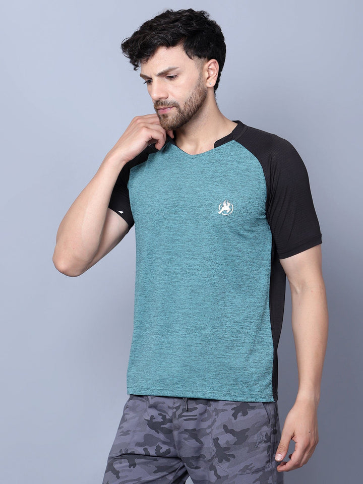 Colorblock Tee Dark Blue - trenz