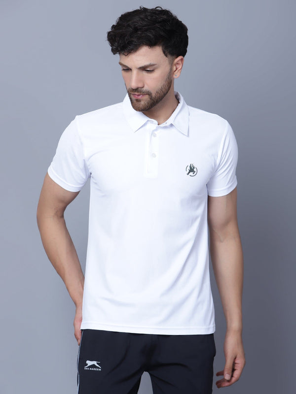 Core Men's Polo T-Shirt White - trenz