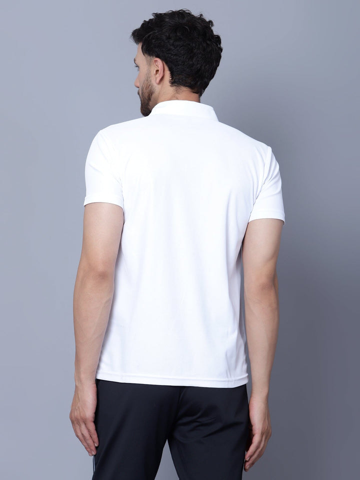 Core Men's Polo T-Shirt White - trenz