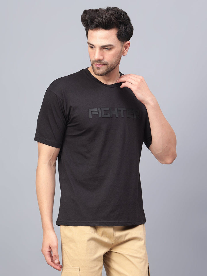 Fighter Men's T-Shirt Black - trenz