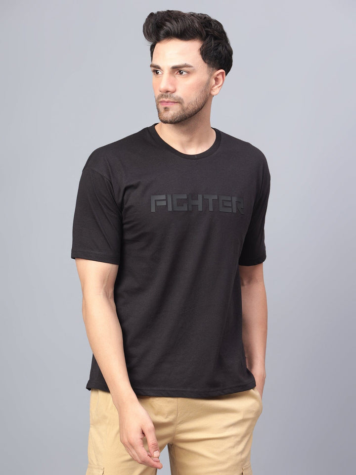 Fighter Men's T-Shirt Black - trenz