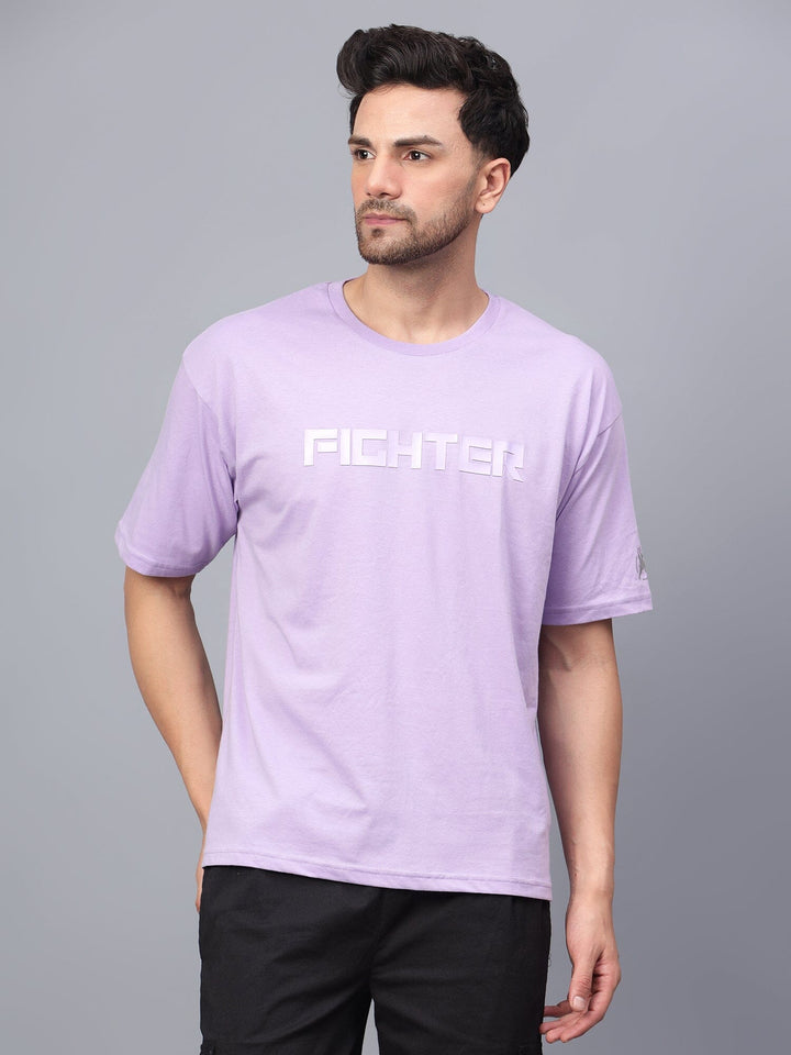 Fighter Men's T-Shirt Lavender - trenz