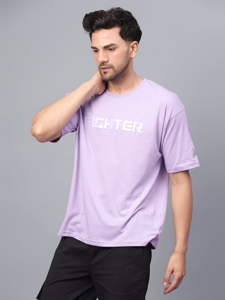 Fighter Men's T-Shirt Lavender - trenz