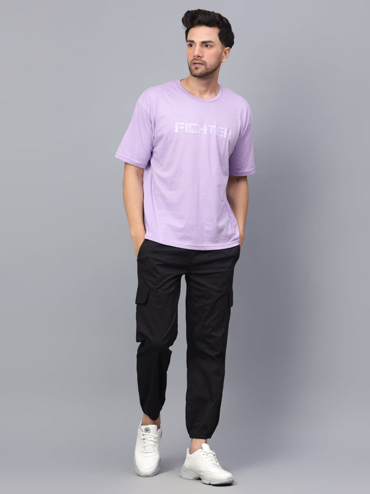 Fighter Men's T-Shirt Lavender - trenz