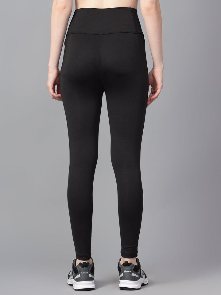 High Waist Ribbed Leggings - trenz