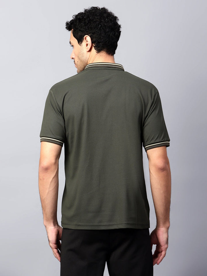 Men's Ultra Polo T-Shirt Olive - trenz