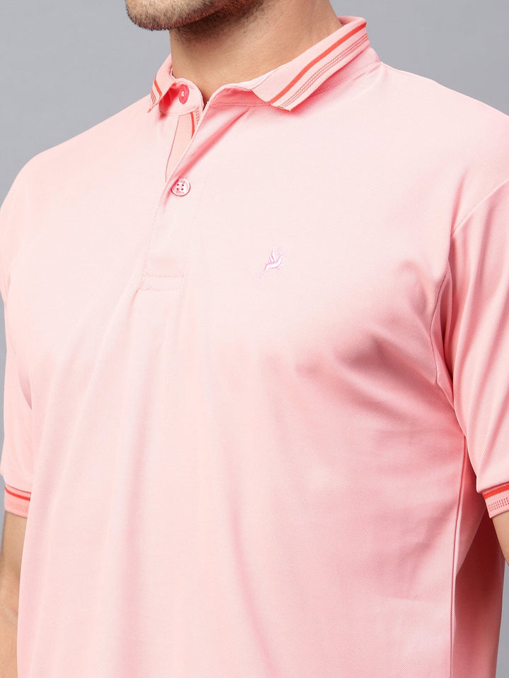 Men's Ultra Polo T-Shirt Peach - trenz