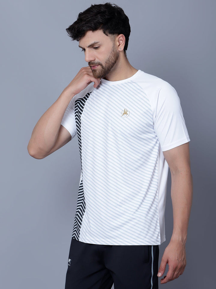 Performance Printed Jersey White/Black - trenz