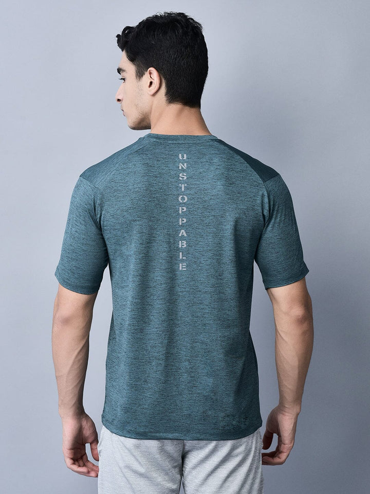 Relaxed Fit Crew Neck T-Shirt Sky - trenz