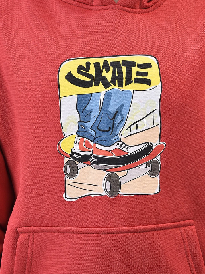 Skate-All-Day Hoodie Sweatshirt Kids - trenz