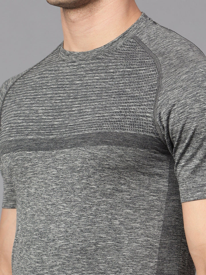 trenz MENS T-SHIRTS Seamless Active Stripe T-Shirt