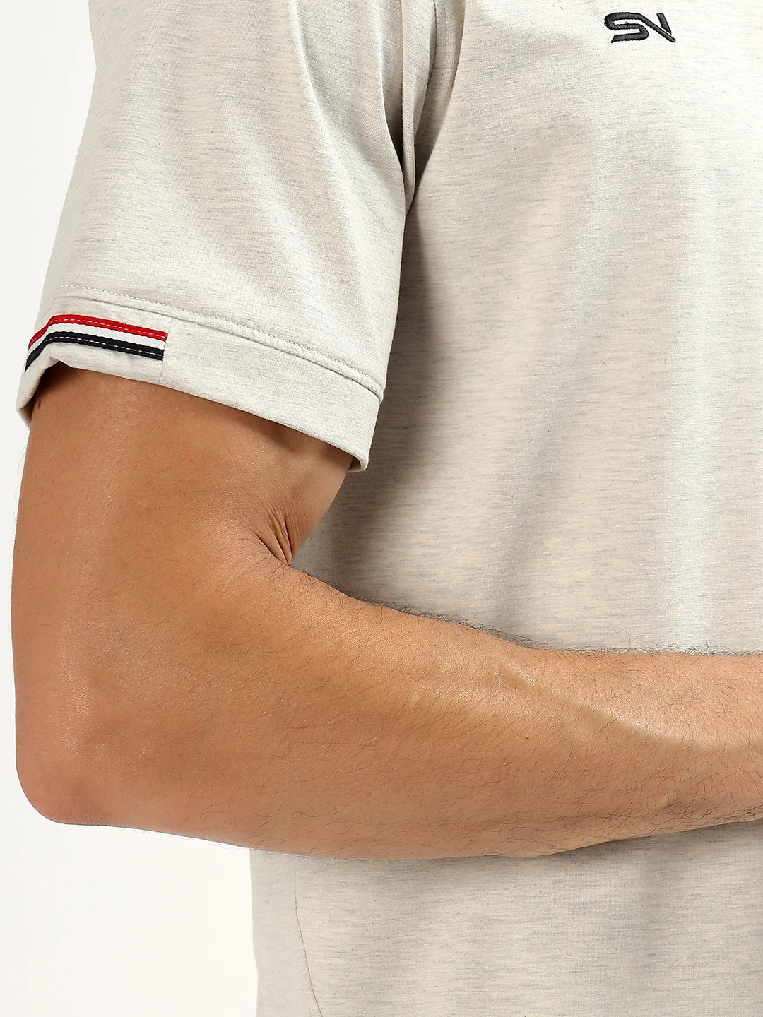 Men's Beige White Gym Wear Co Ord Set for Men Online