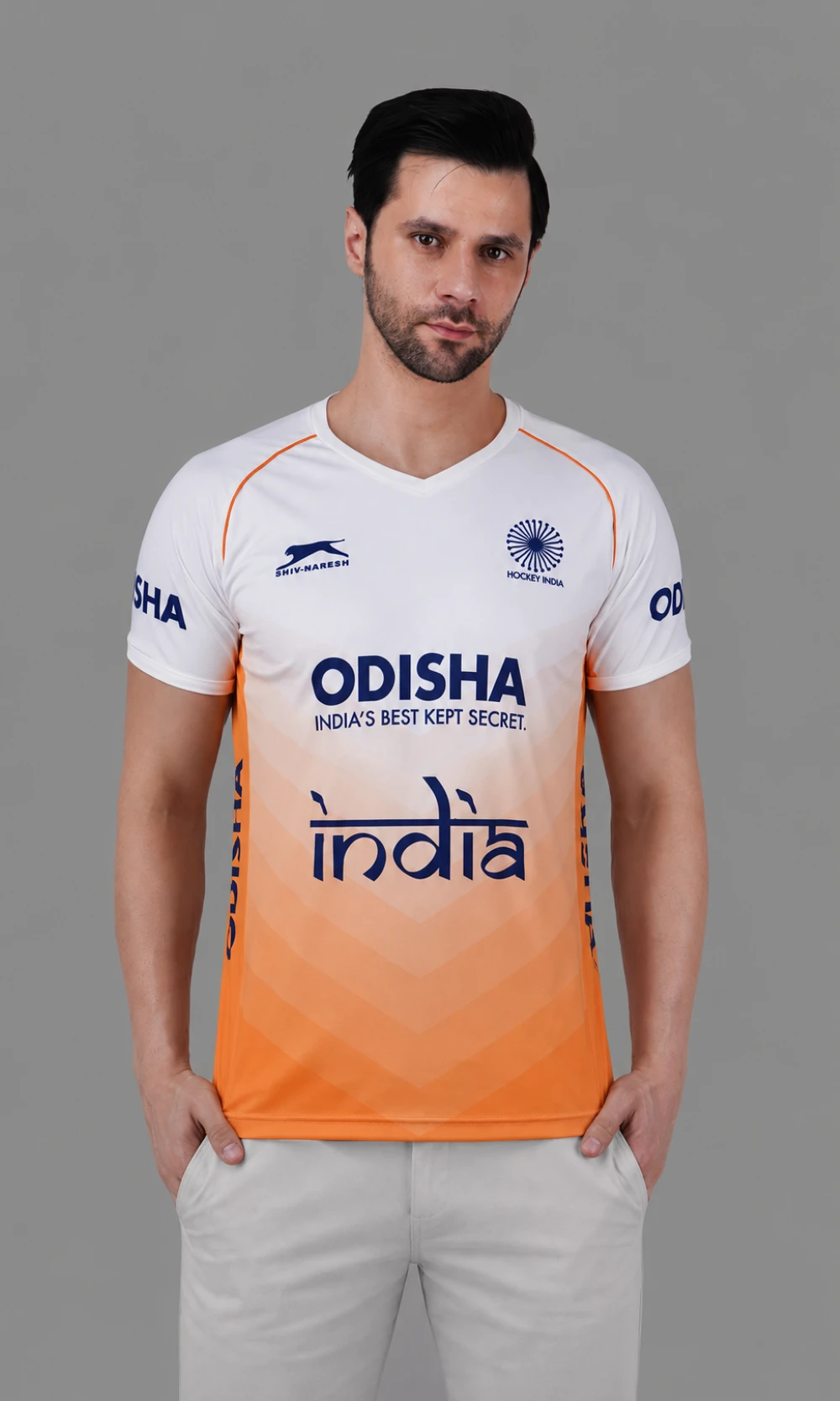 White/Orange