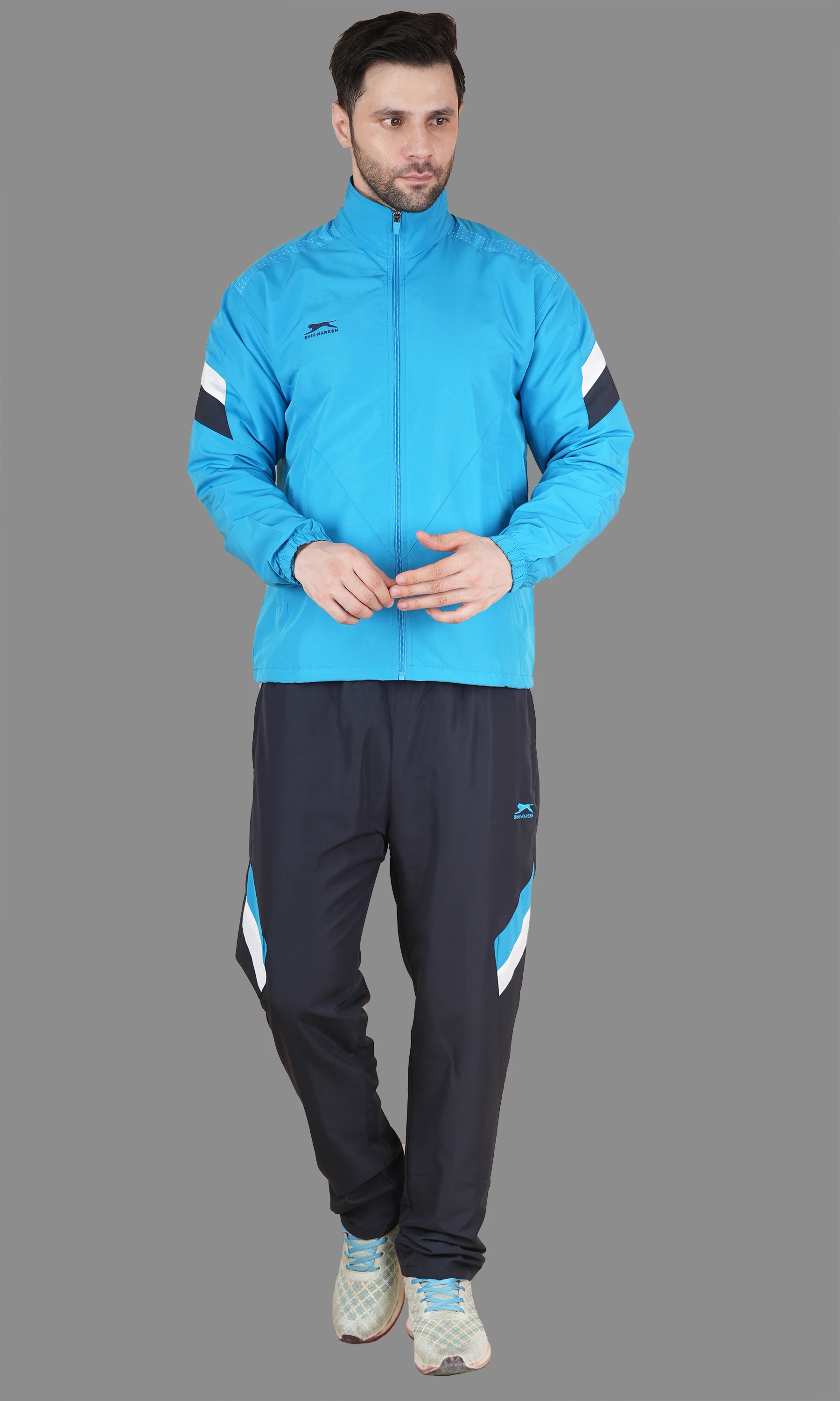 Cyan/Navy/White