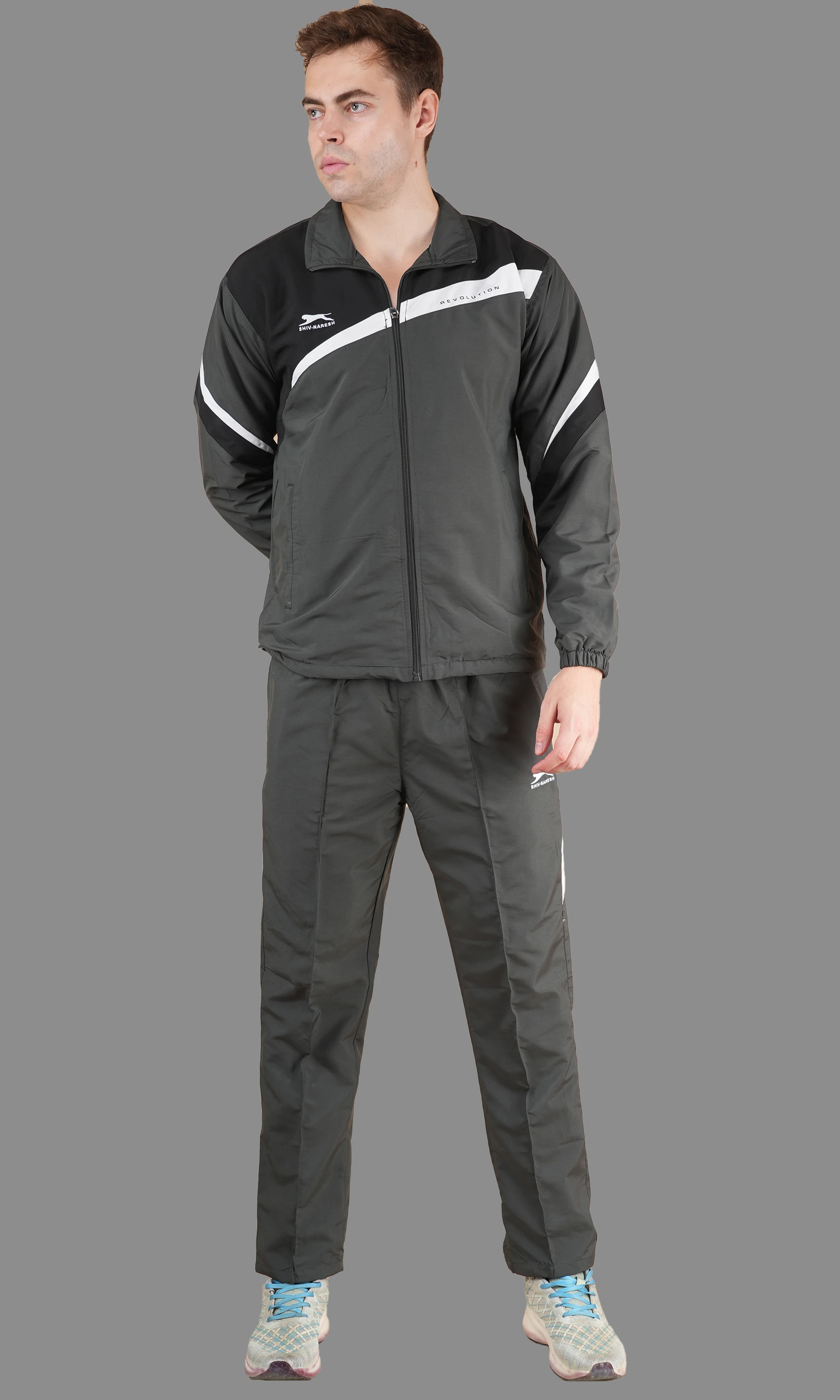 Black/Dark Grey/White