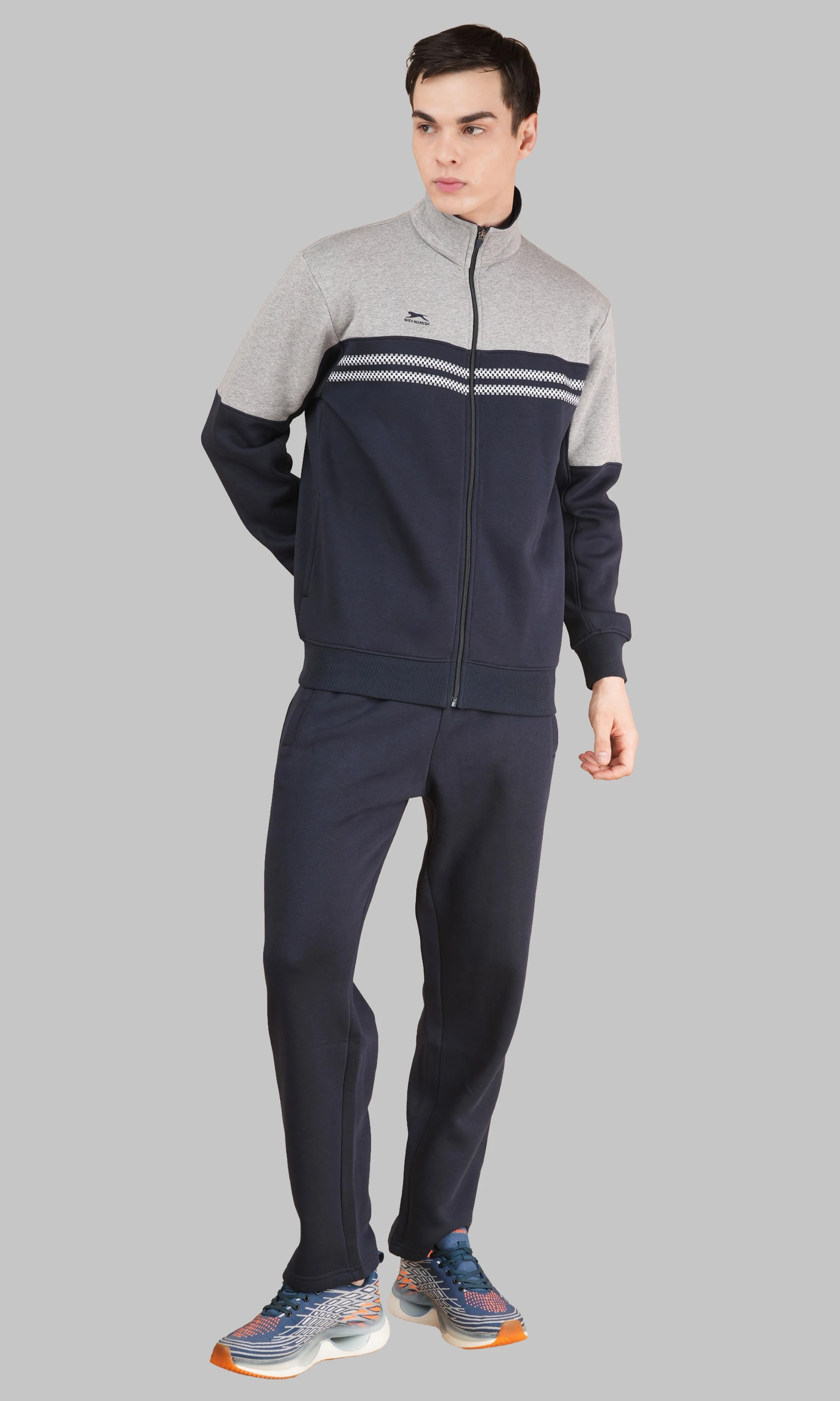 Navy/Light Grey