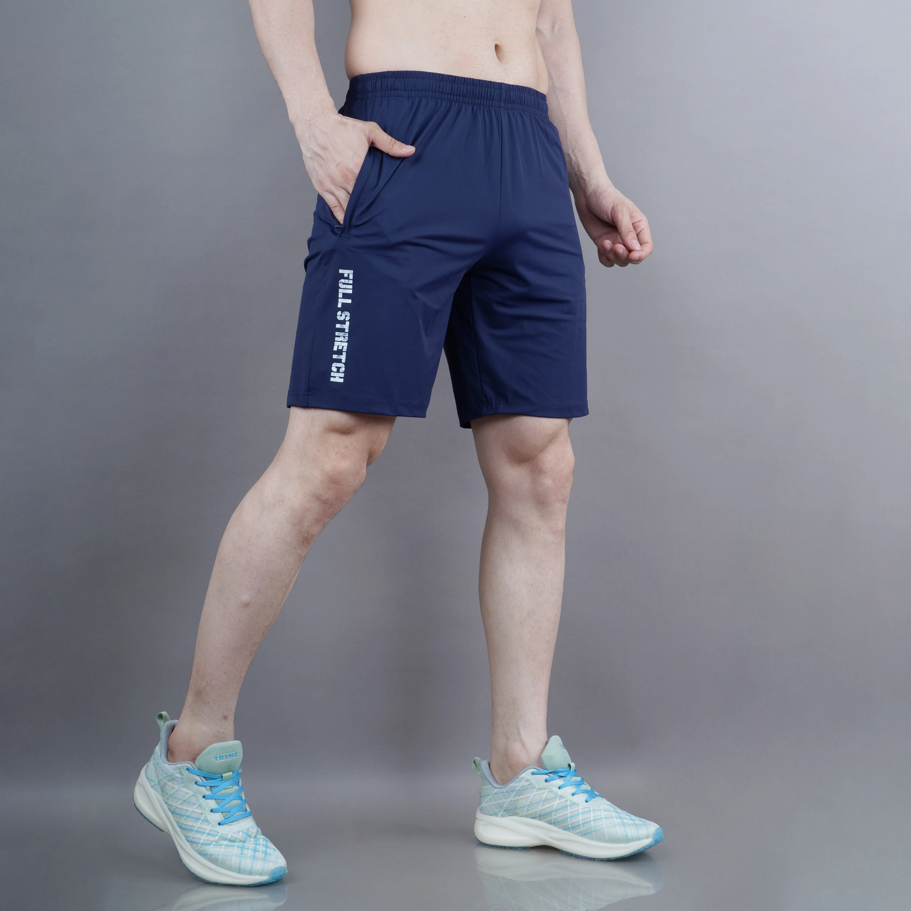 Navy Blue sports shorts for men