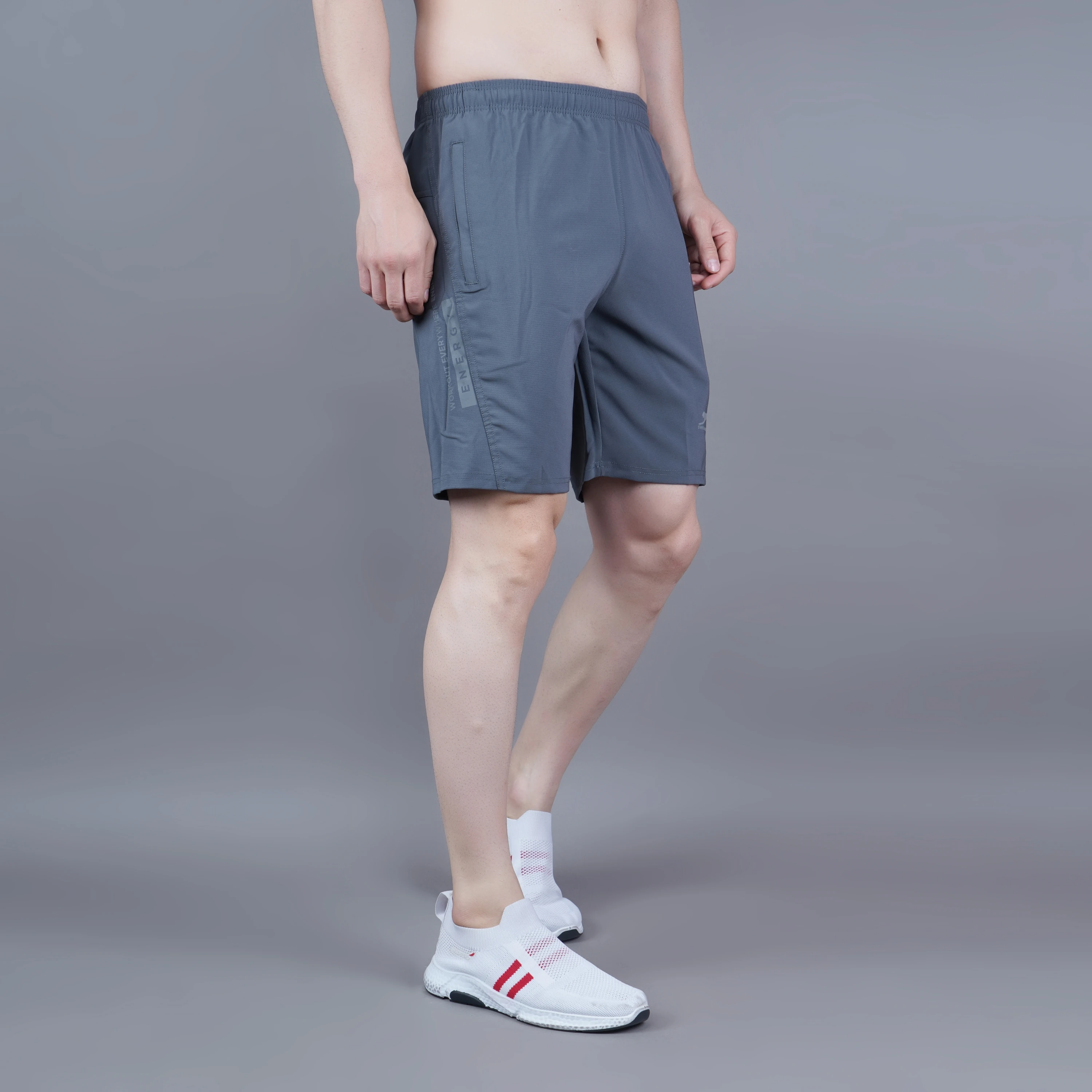 Men's Dark Grey essential training shorts