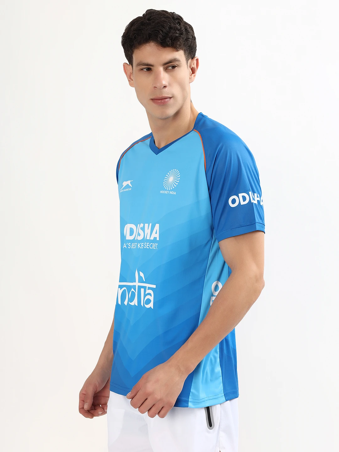 India Hockey Jersey Cyan Blue for men